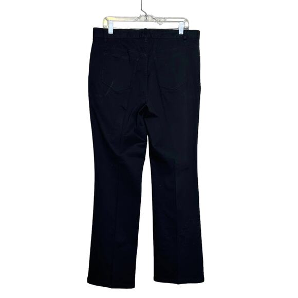 Sigrid Olsen black straight leg casual pants size 12 - Picture 2 of 12